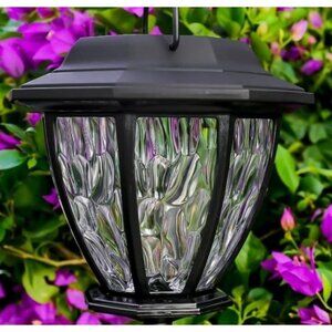 Solar Pathway Lights, 4 Pack Shepherd Hook Lights Waterproof Hanging Solar Light